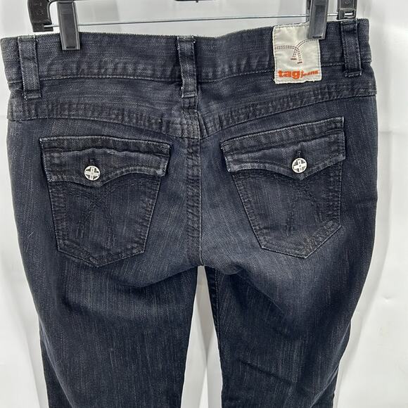Tag Women's Black Stretch Jeans Size 30 - Picture 10 of 16